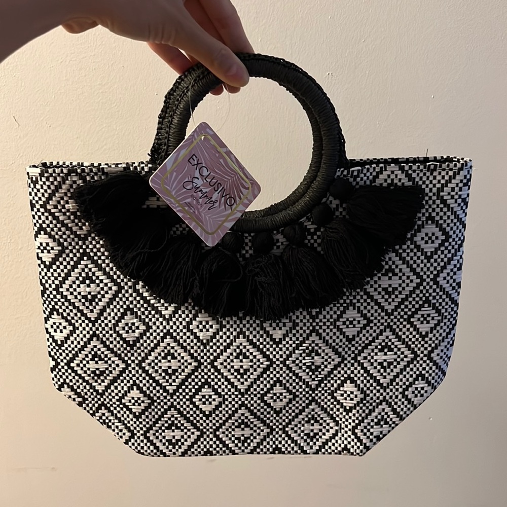 Greece hand woven hand purse